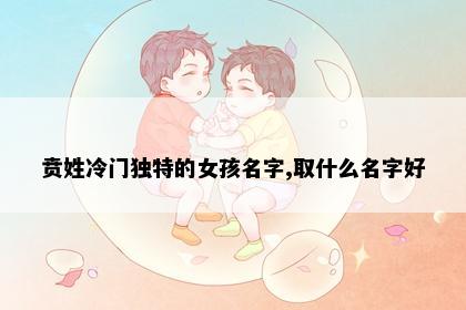 贲姓冷门独特的女孩名字,取什么名字好