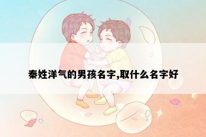 秦姓洋气的男孩名字,取什么名字好