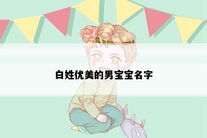 白姓优美的男宝宝名字