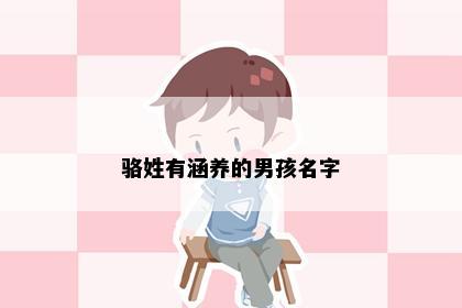 骆姓有涵养的男孩名字