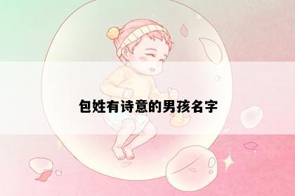 包姓有诗意的男孩名字