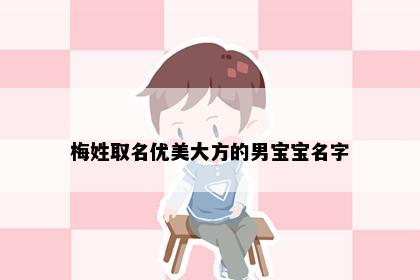 梅姓取名优美大方的男宝宝名字