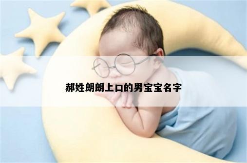 郝姓朗朗上口的男宝宝名字