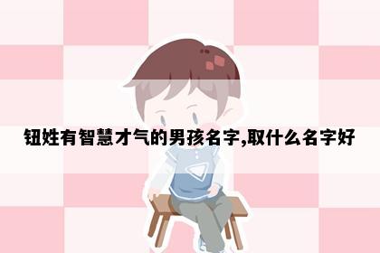 钮姓有智慧才气的男孩名字,取什么名字好