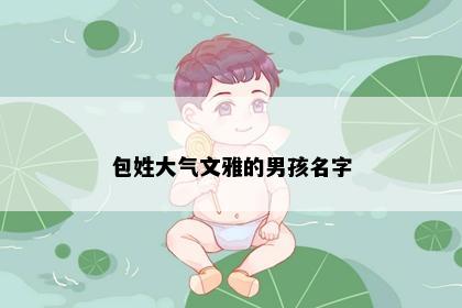 包姓大气文雅的男孩名字
