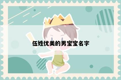 伍姓优美的男宝宝名字