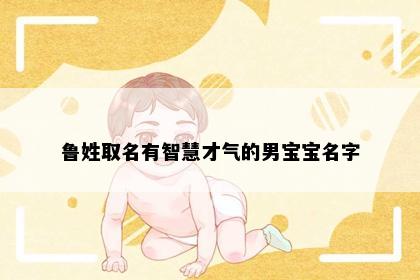 鲁姓取名有智慧才气的男宝宝名字